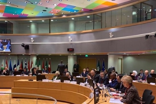 الاجتماع الوزاري العربي الأوروبي يؤكد أهمية قضية فلسطين الاجتماع الوزاري العربي الأوروبي يؤكد أهمية قضية فلسطين