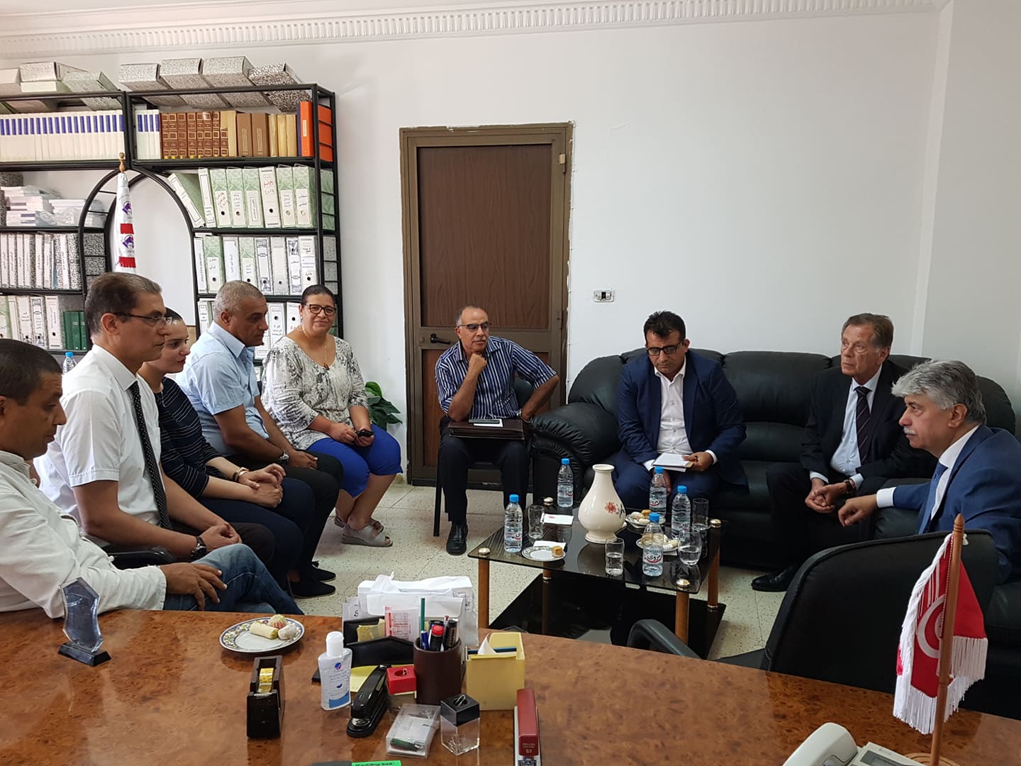د. مجدلاني يزور المركز الدولي للبحوث والدراسات والمعهد الوطني للشغل والدراسات الاجتماعية بتونس د. مجدلاني يزور المركز الدولي للبحوث والدراسات والمعهد الوطني للشغل والدراسات الاجتماعية بتونس