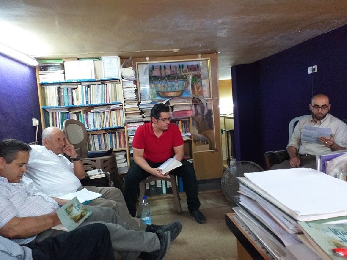 مناقشة ديوان ما يشبه الرثاء في دار الفاروق