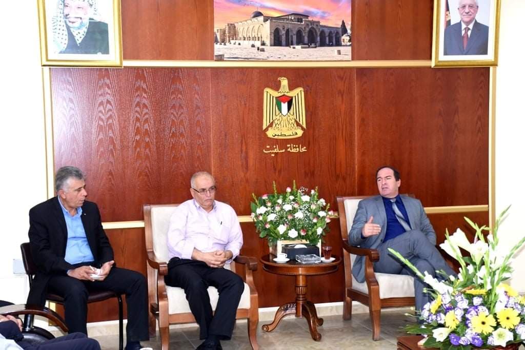 النضال الشعبي تلتقي محافظ سلفيت النضال الشعبي تلتقي محافظ سلفيت