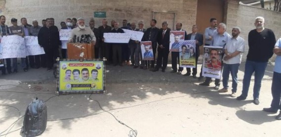 النضال الشعبي تشارك فى وقفة الوفاء للاسرى العرب