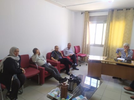 هيئة التنسيق الوطني في محافظة الخليل تعقد اجتماعها بمكتب الجبهة بالخليل