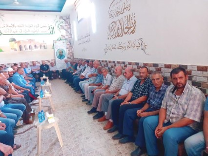 مجلس عزاء وتأبين لروح القائد الوطني صالح عبد الرحيم عضو اللجنة المركزية لجبهة النضال الشعبي الفلسطيني في مخيم نهر البارد مجلس عزاء وتأبين لروح القائد الوطني صالح عبد الرحيم عضو اللجنة المركزية لجبهة النضال الشعبي الفلسطيني في مخيم نهر البارد