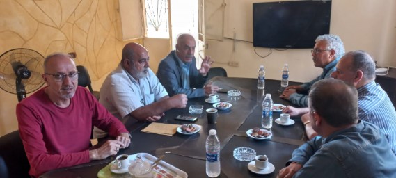 النضال تستقبل حزب الشعب الفلسطيني في مكتبها في بيروت النضال تستقبل حزب الشعب الفلسطيني في مكتبها في بيروت