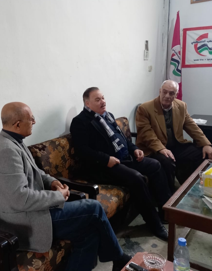النضال الشعبي تزور حزب الشعب الفلسطيني النضال الشعبي تزور حزب الشعب الفلسطيني