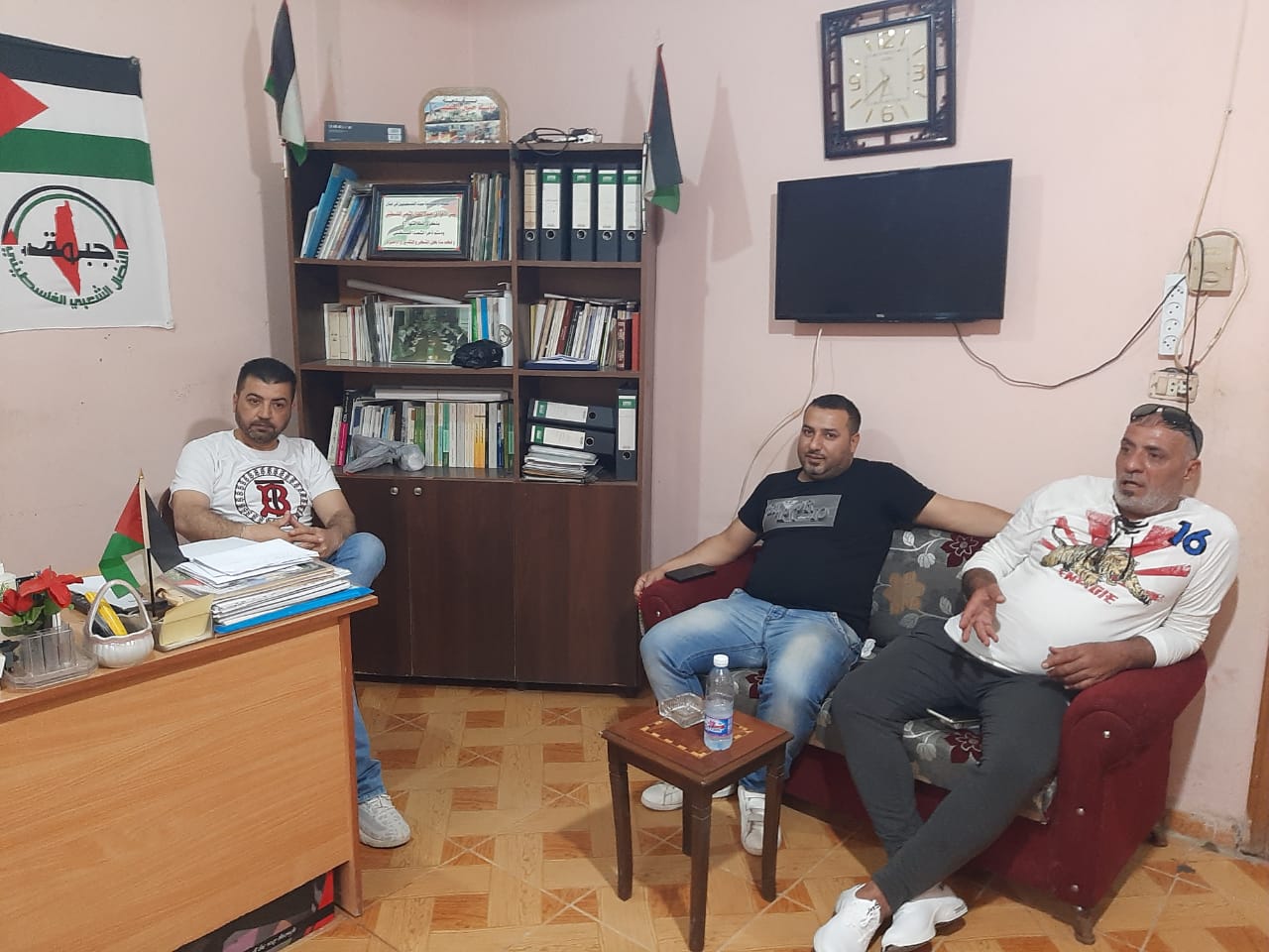 النضال الشعبي تستقبل الجبهة العربية النضال الشعبي تستقبل الجبهة العربية