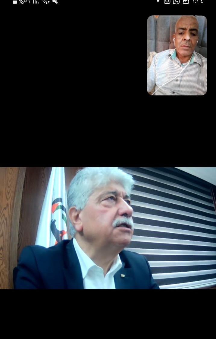 خلال حضوره الجلسة الافتتاحية للمكتب التنفيذي لاتحاد نضال العمّال الفلسطيني :د. مجدلاني يؤكد أهمية النضال النقابي والمطلبي من أجل الضمان الاجتماعية خلال حضوره الجلسة الافتتاحية للمكتب التنفيذي لاتحاد نضال العمّال الفلسطيني :د. مجدلاني يؤكد أهمية النضال النقابي والمطلبي من أجل الضمان الاجتماعية