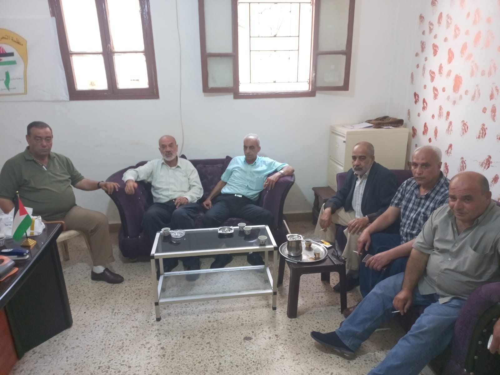 النضال الشعبي تلتقي جبهة التحرير العربية