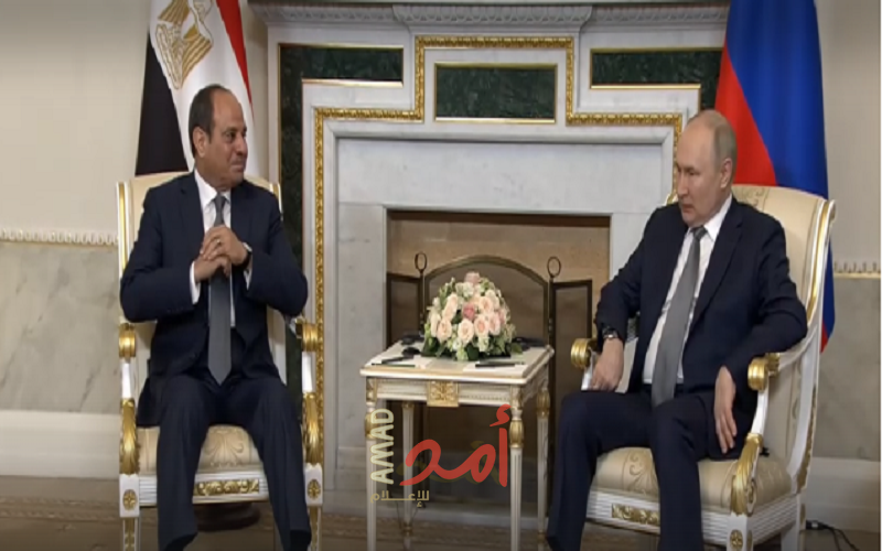 بوتين خلال لقائه السيسي: مشروع محطة الضبعة النووي ينفذ حسب “الخطة المعتمدة” بوتين خلال لقائه السيسي: مشروع محطة الضبعة النووي ينفذ حسب “الخطة المعتمدة”