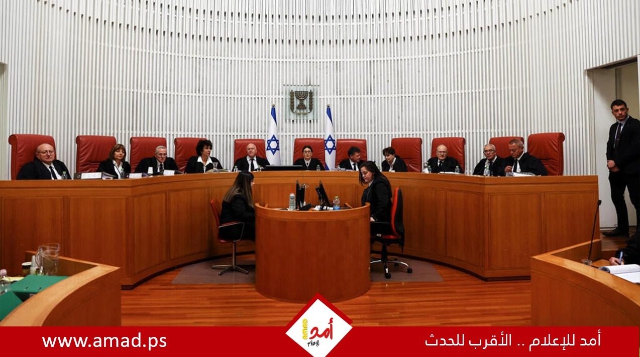 “العليا الإسرائيلية” ترفض تأجيل جلسة الاستماع الخاصة بقانون “إلغاء المعقولية” “العليا الإسرائيلية” ترفض تأجيل جلسة الاستماع الخاصة بقانون “إلغاء المعقولية”