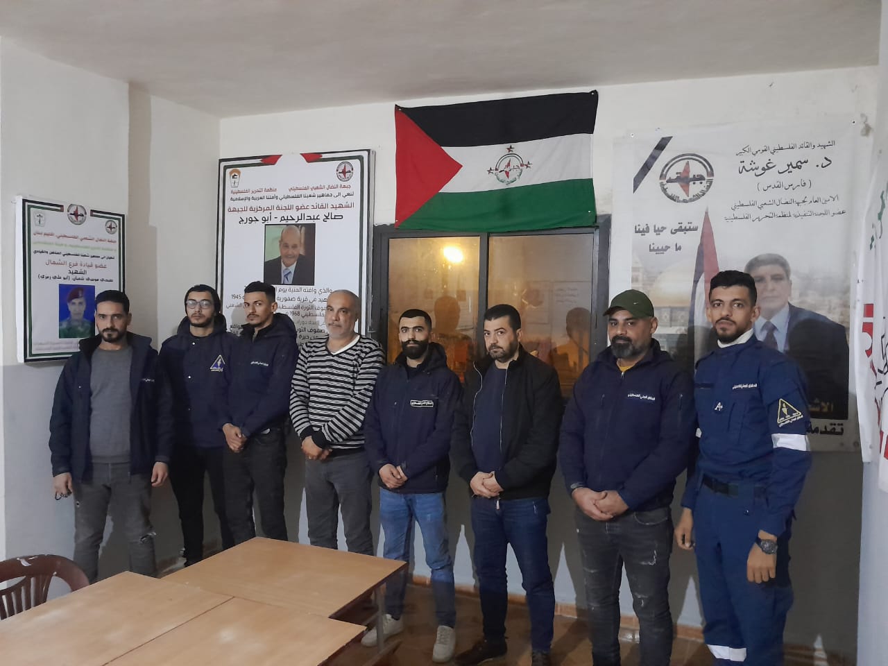 النضال الشعبي تستقبل وفدا من الدفاع المدني فوج مخيم نهر البارد النضال الشعبي تستقبل وفدا من الدفاع المدني فوج مخيم نهر البارد