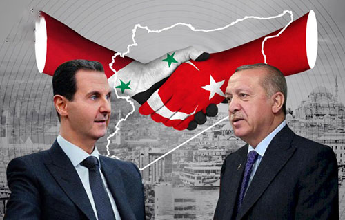 الأسد يقول إنه لا يشترط انسحاب القوات التركية للتقارب مع أنقرة الأسد يقول إنه لا يشترط انسحاب القوات التركية للتقارب مع أنقرة