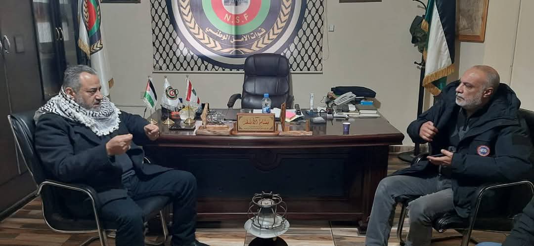 النضال الشعبي : تلتقي قيادة قوات الأمن الوطني الفلسطيني في شمال لبنان