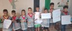 طيور المطلة تنظم وقفة تضامنية مع أطفال غزة في الحسينية