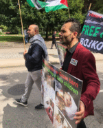 النضال الشعبي : تشارك بتظاهرة حاشدة تضامنا مع غزة في السويد