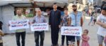 النضال الشعبي: تشارك في الاعتصام فى مخيم الشاطئ رفضا للنزوح وسياسة حرب الإبادة