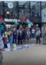 النضال الشعبي في هولندا تشارك بوقفة تضامنيه مع غزة ضد الابادة الجماعية والتجويع