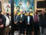 النضال الشعبي تستقبل وفدا قياديا من حزب الشعب الفلسطيني