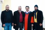 وفد من جبهة النضال الشعبي الفلسطيني يهنئ الدكتور علاء الديك بمناسبة حصوله على درجة الدكتوراه من جمهورية الصين الشعبية