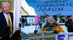 زيورخ: مظاهرات ضد منتدى دافوس ومشاركة “المختل” ترامب