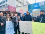 جبهة النضال الشعبي الفلسطيني تشارك في الوقفة الاحتجاجية بمخيم طولكرم رفضاً لتقليصات الأونروا