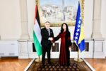 السفيرة سلفيا خروف تقدّم أوراق اعتمادها إلى رئيس مجلس رئاسة البوسنة والهرسك