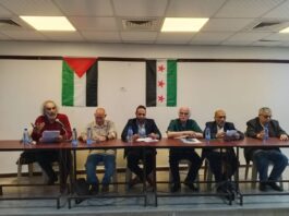 النضال الشعبي تشارك الاتحاد العام للكتاب والادباء الفلسطينيين بندوة ثقافية بالذكرى 78 للنكبة بمخيم اليرموك