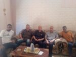 وفد من جبهة النضال يزور اللجنة الشعبية للاجئين في مخيم المغازي وفد من جبهة النضال يزور اللجنة الشعبية للاجئين في مخيم المغازي